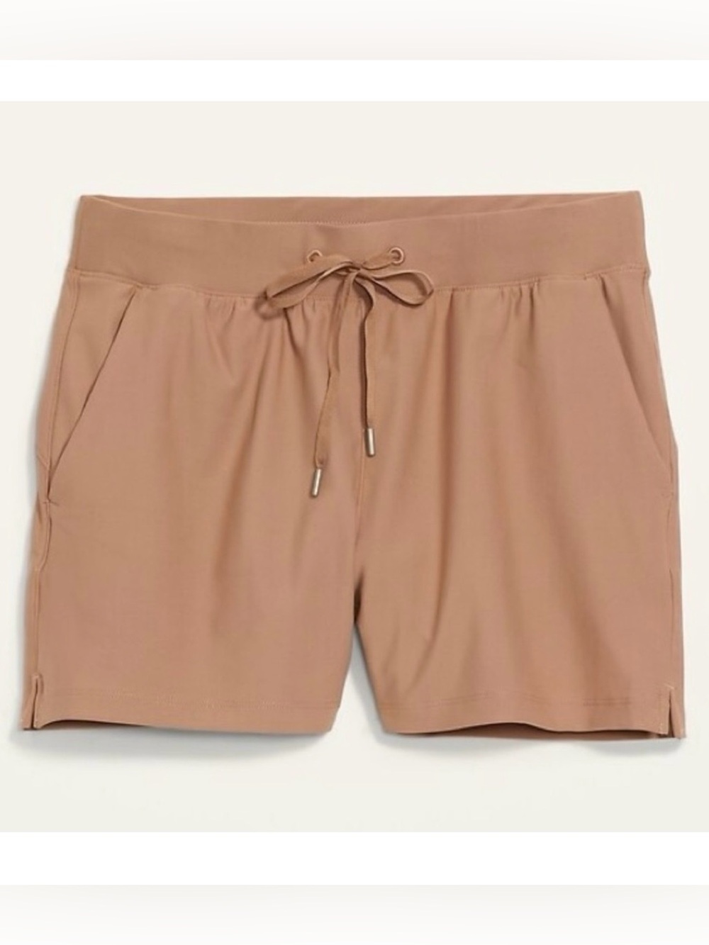Old Navy High Waisted PowerSoft Loose Shorts Rare Earth Tan Size Large